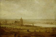 River Landscape with the Pellecussen Gate Near Utrecht, 1648-Jan Van Goyen-Giclee Print