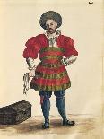 Venetian Senator Wearing "Dogalina", Formal Robe with Wide Sleeves-Jan van Grevenbroeck-Giclee Print