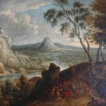 Louis XIV Approaching the Pont Neuf, Paris, 1674-Jan van Huchtenburgh-Stretched Canvas