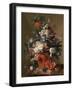 Jan van Huysum, Vase of Flowers-Dutch Florals-Framed Art Print