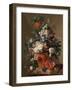 Jan van Huysum, Vase of Flowers-Dutch Florals-Framed Art Print