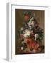 Jan van Huysum, Vase of Flowers-Dutch Florals-Framed Art Print