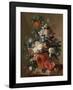 Jan van Huysum, Vase of Flowers-Dutch Florals-Framed Art Print