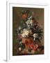 Jan van Huysum, Vase of Flowers-Dutch Florals-Framed Art Print