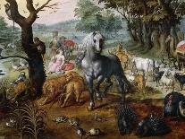 Animals Entering Noah's Ark-Jan van Kessel II-Giclee Print