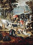 Animals Entering Noah's Ark-Jan van Kessel II-Giclee Print