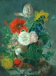 A Rich Still Life of Summer Flowers-Jan van Os-Premium Giclee Print