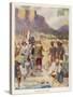 Jan Van Riebeeck Lands in Table Bay Where He Founds Cape Town-G.s. Smithard-Stretched Canvas