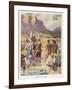 Jan Van Riebeeck Lands in Table Bay Where He Founds Cape Town-G.s. Smithard-Framed Art Print