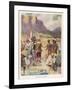 Jan Van Riebeeck Lands in Table Bay Where He Founds Cape Town-G.s. Smithard-Framed Art Print