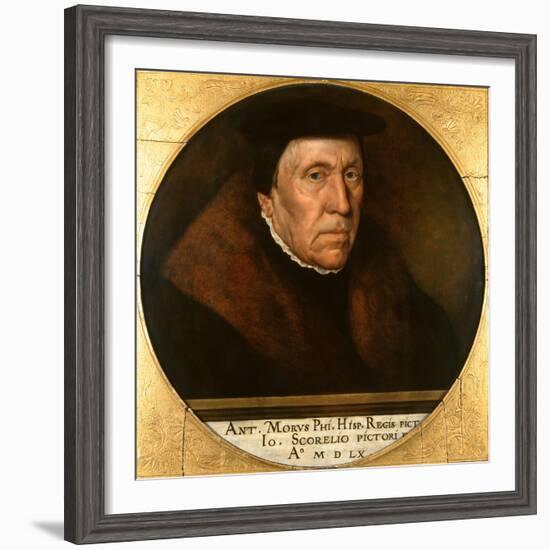 Jan Van Scorel (1495-1562) 1560-Sir Anthonis van Dashorst Mor-Framed Giclee Print