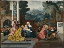Five Members of the Utrecht Brotherhood of Jerusalem Pilgrims-Jan van Scorel-Giclee Print