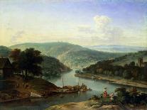 River Landscape, 1697-Jan Vermeer van Haarlem III-Giclee Print