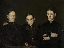 Portrait of Cornelia, Clara and Johanna Veth-Jan Veth-Art Print