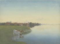 Bank of the River Ijssel Near Hattem, 1867-1919-Jan Voerman-Stretched Canvas