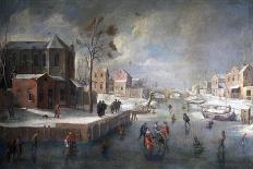 Winter Landscape with Hunter, 1624-Jan Wildens-Framed Giclee Print