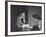 Jan Wszelaki Working at Library of Congress-Thomas D^ Mcavoy-Framed Premium Photographic Print