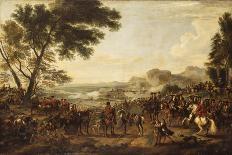 King William III and his Troops preparing for a Battle-Jan Wyck-Stretched Canvas