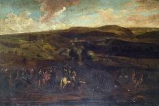 King William III and his Troops preparing for a Battle-Jan Wyck-Stretched Canvas