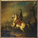 King William III and his Troops preparing for a Battle-Jan Wyck-Stretched Canvas