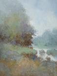 Misty Morning Fog-Jan Zhang-Framed Stretched Canvas