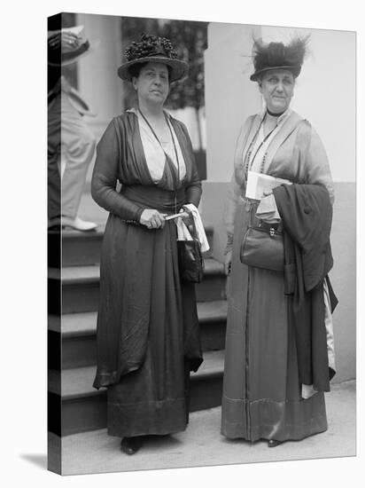 Jane Adams and Lillian Wald, Leaders of the Settlement House Movement, 1916-null-Stretched Canvas