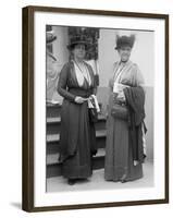 Jane Adams and Lillian Wald, Leaders of the Settlement House Movement, 1916-null-Framed Photo