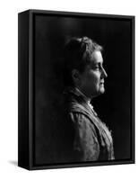 Jane Addams, American Activist-Science Source-Framed Stretched Canvas