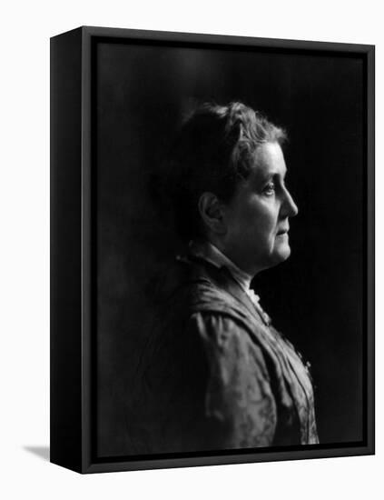 Jane Addams, American Activist-Science Source-Framed Stretched Canvas