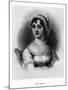 Jane Austen, English Novelist, 19th Century-null-Mounted Giclee Print
