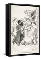 Jane Austen' s novel ' Northanger Abbey' --Hugh Thomson-Framed Stretched Canvas