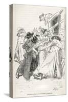 Jane Austen' s novel ' Northanger Abbey' --Hugh Thomson-Stretched Canvas