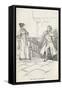Jane Austen' s novel ' Northanger Abbey' --Hugh Thomson-Framed Stretched Canvas