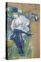 Jane Avril (1868-1943) Dancing, circa 1892-Henri de Toulouse-Lautrec-Stretched Canvas