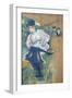 Jane Avril (1868-1943) Dancing, circa 1892-Henri de Toulouse-Lautrec-Framed Premium Giclee Print