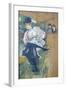 Jane Avril (1868-1943) Dancing, circa 1892-Henri de Toulouse-Lautrec-Framed Giclee Print