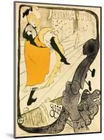 Jane Avril, 1893-Henri de Toulouse-Lautrec-Mounted Art Print