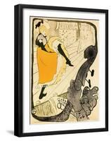 Jane Avril, 1893-Henri de Toulouse-Lautrec-Framed Art Print