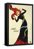 Jane Avril, 1899-Henri de Toulouse-Lautrec-Framed Stretched Canvas