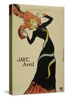 Jane Avril, 1899-Mary Cassatt-Stretched Canvas