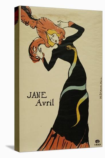 Jane Avril, 1899-Mary Cassatt-Stretched Canvas