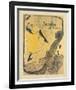 Jane Avril au Jardin de Paris-Henri de Toulouse-Lautrec-Framed Giclee Print