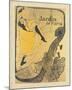 Jane Avril au Jardin de Paris-Henri de Toulouse-Lautrec-Mounted Giclee Print