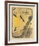 Jane Avril au Jardin de Paris-Henri de Toulouse-Lautrec-Framed Giclee Print