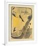 Jane Avril au Jardin de Paris-Henri de Toulouse-Lautrec-Framed Giclee Print