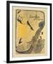 Jane Avril au Jardin de Paris-Henri de Toulouse-Lautrec-Framed Giclee Print