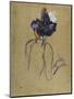 Jane Avril, Back-View, circa 1891-1892-Henri de Toulouse-Lautrec-Mounted Giclee Print