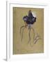 Jane Avril, Back-View, circa 1891-1892-Henri de Toulouse-Lautrec-Framed Giclee Print