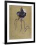 Jane Avril, Back-View, circa 1891-1892-Henri de Toulouse-Lautrec-Framed Giclee Print