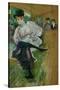 Jane Avril Dancing, 1891-Henri de Toulouse-Lautrec-Stretched Canvas